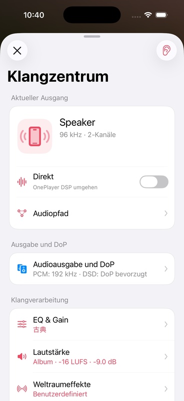 OnePlayer 5.0 Sound Center
