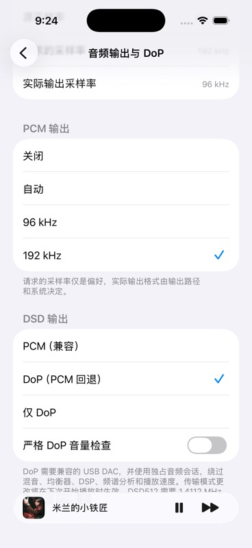 严格 DoP 音量检查