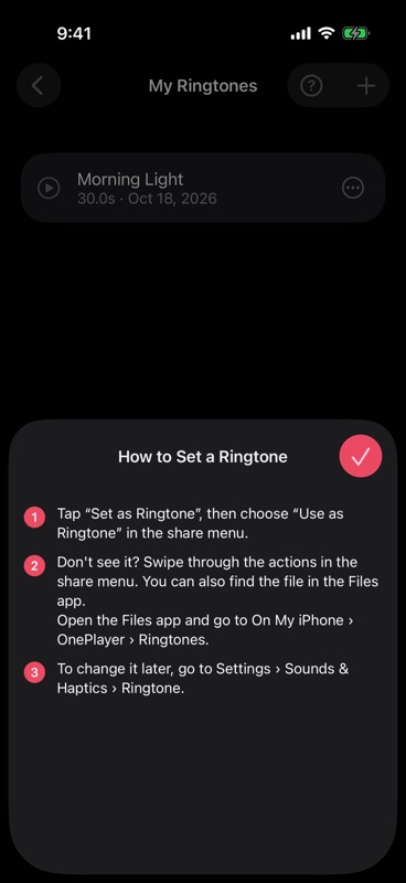 How to Set a Ringtone