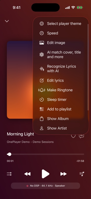 Make Ringtone in the Now Playing menu